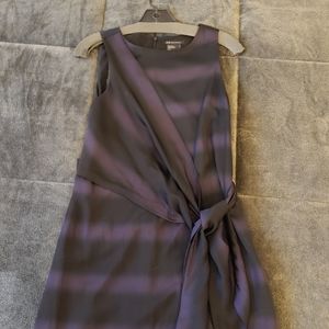 Navy and purple dress Armani exchange lowest price